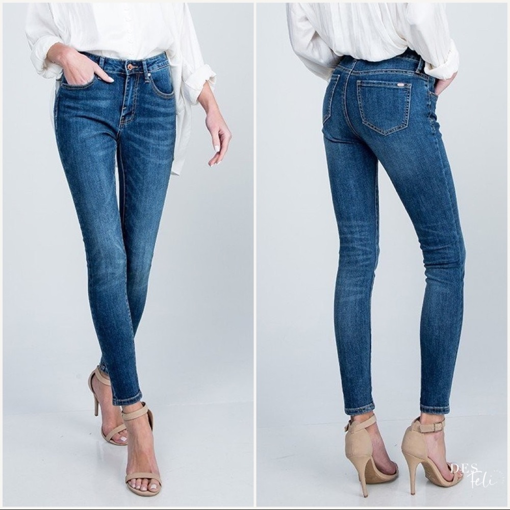 Mid Rise Skinny Jeans